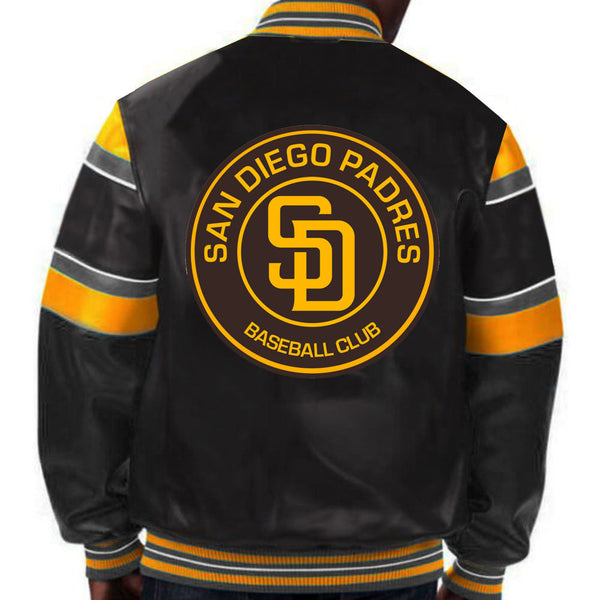 MLB San Diego Padres Leather Jacket For Men and Women