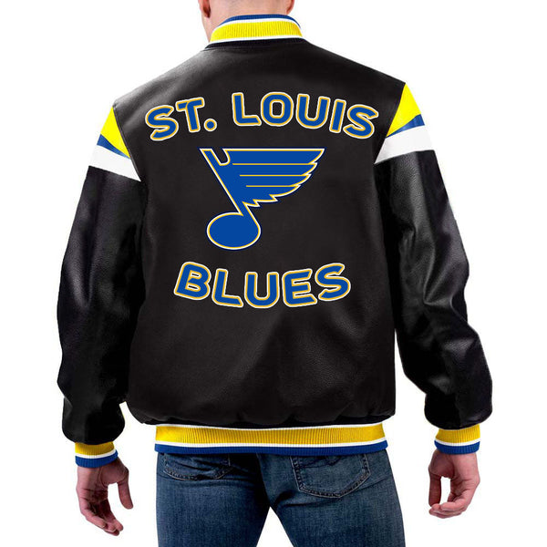 NHL St. Louis Blues Full Leather Jacket by The Pricy in USA