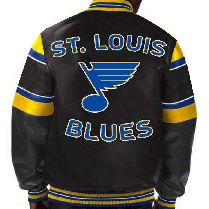 Embrace the Blues' spirit with this premium full leather jacket, featuring bold team colors and iconic designs for dedicated fans in France style