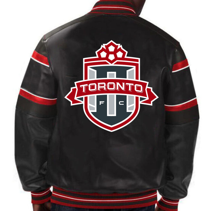 Stylish MLS Toronto FC leather jacket for dedicated soccer fans in USA