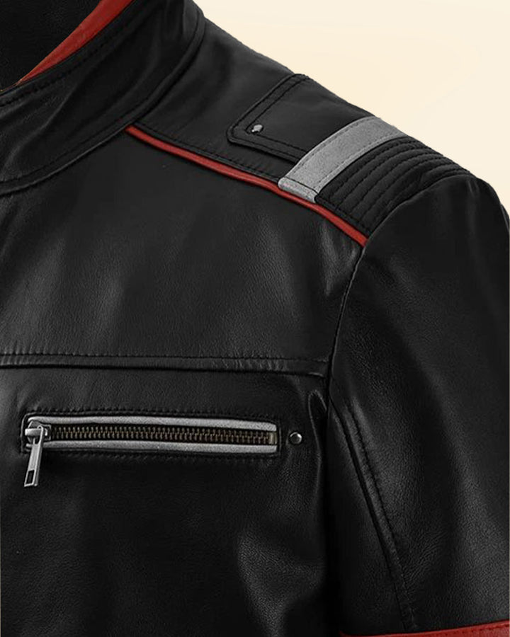 Sleek and Stylish Leather Jacket for Men in German market