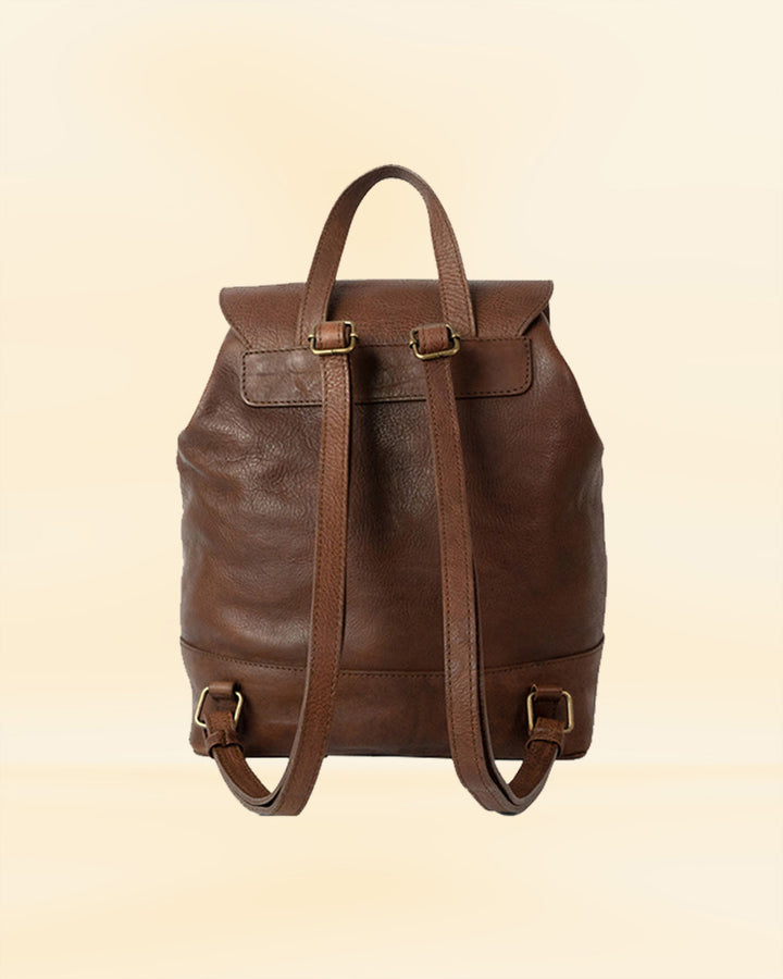 Durable and spacious leather backpack for all your essentials