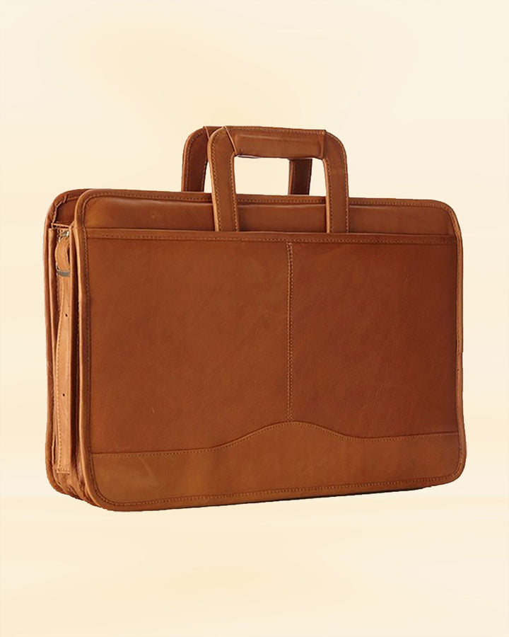Professional leather briefcase, perfect for the modern businessman in the USA