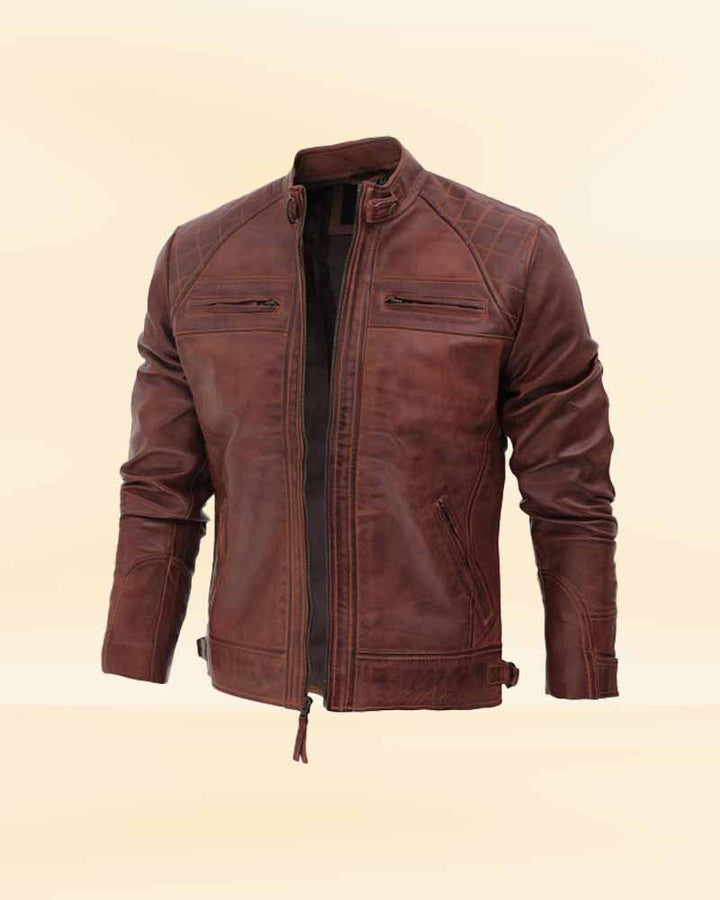 Sleek and Stylish Rider's Rebel Racer Jacket for Men 