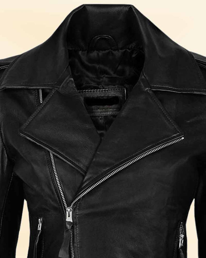 USA-sold biker leather jacket for women